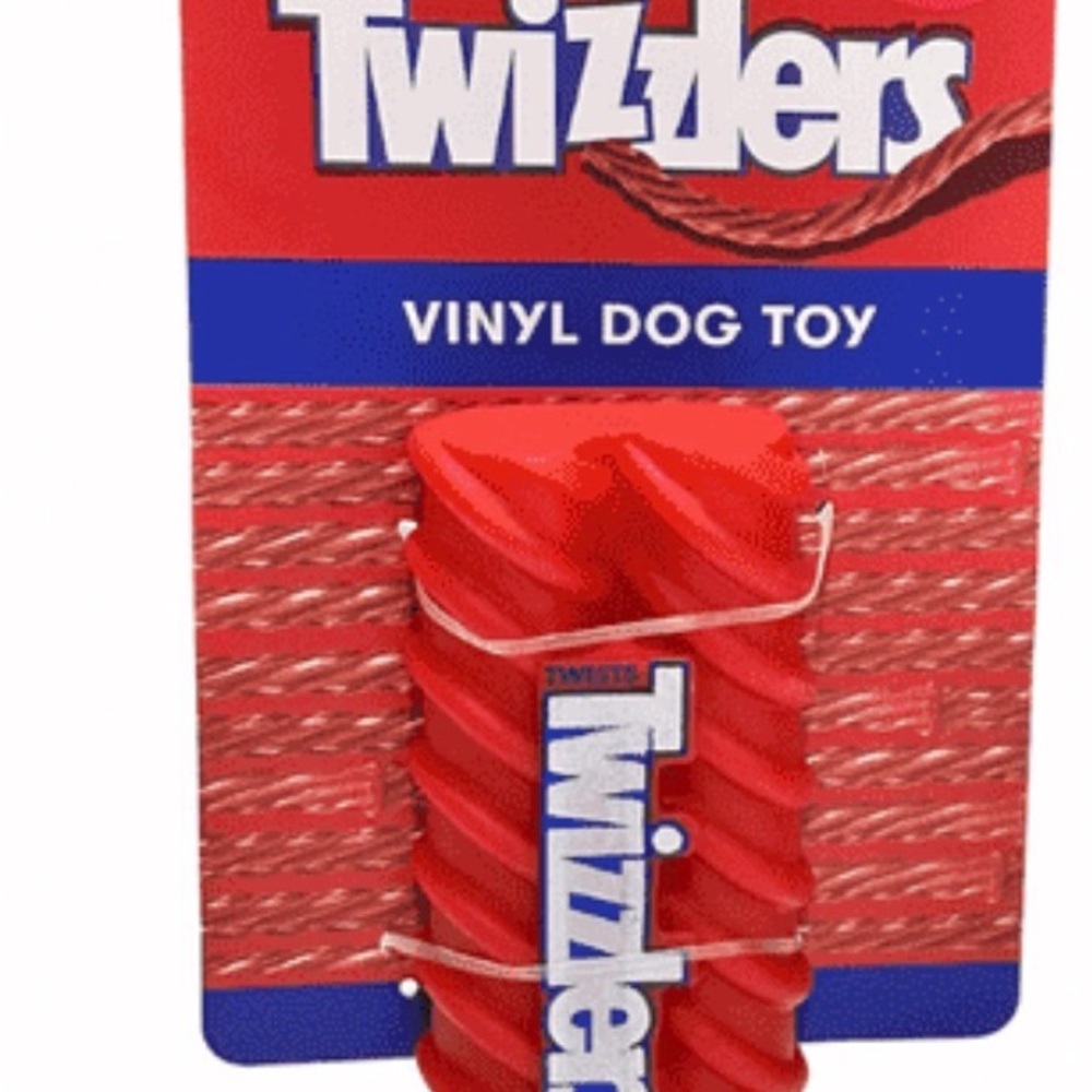 Red Vinyl Dog Toy